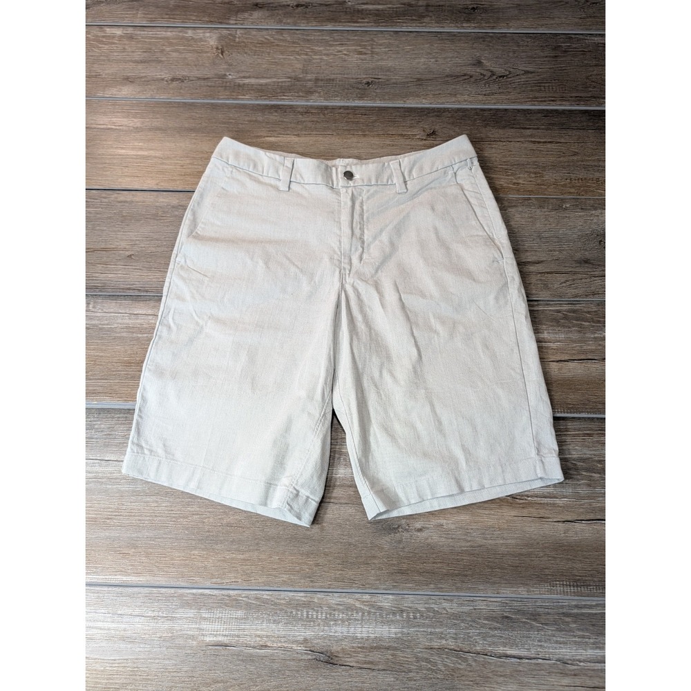 Lululemon Commission Shorts Mens 32 Gray Chino Classic Fit ABC Technology Golf